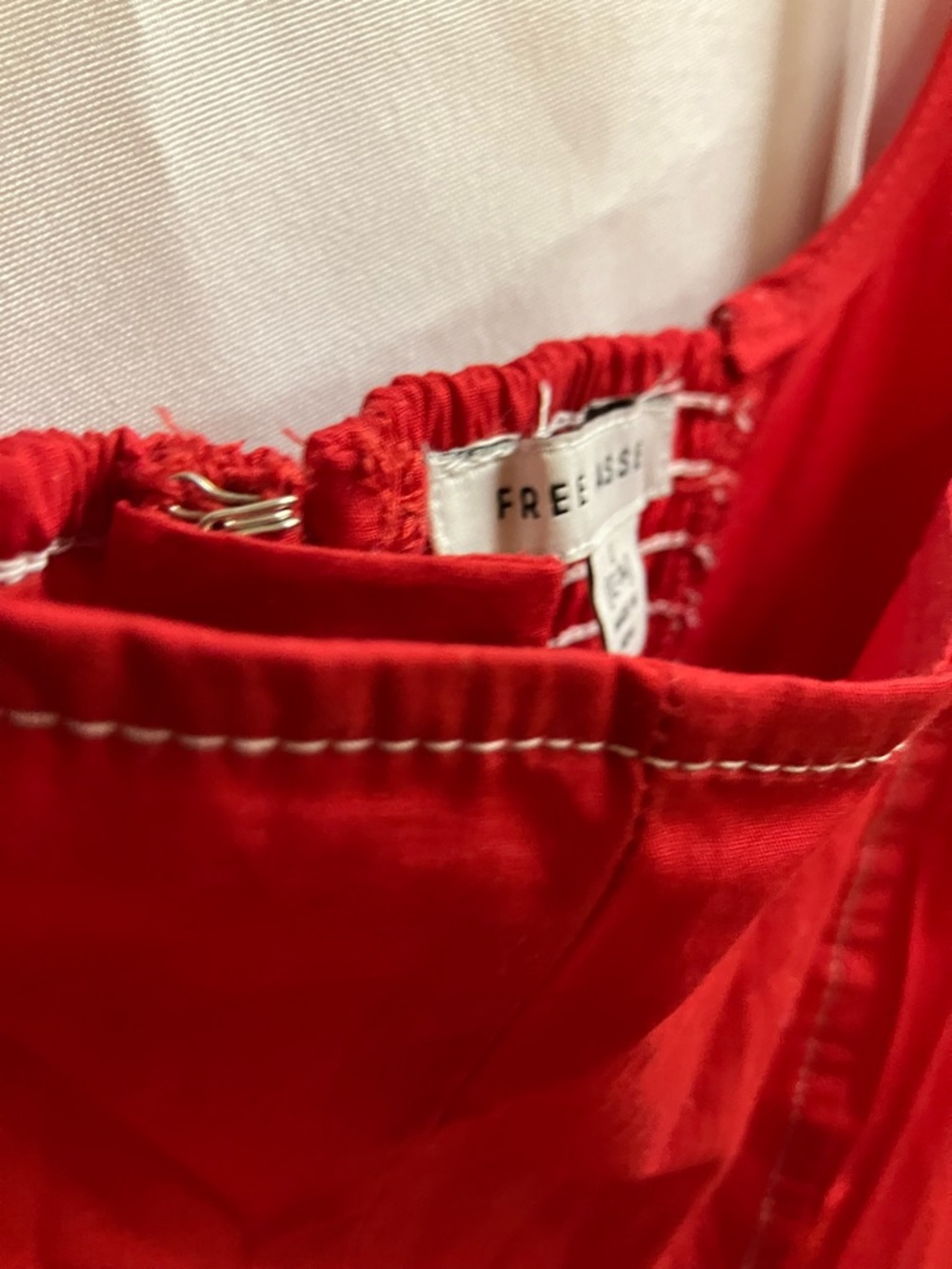 Sleeveless Red Maxi Dress with Scoop Neckline - Picture 3 of 4